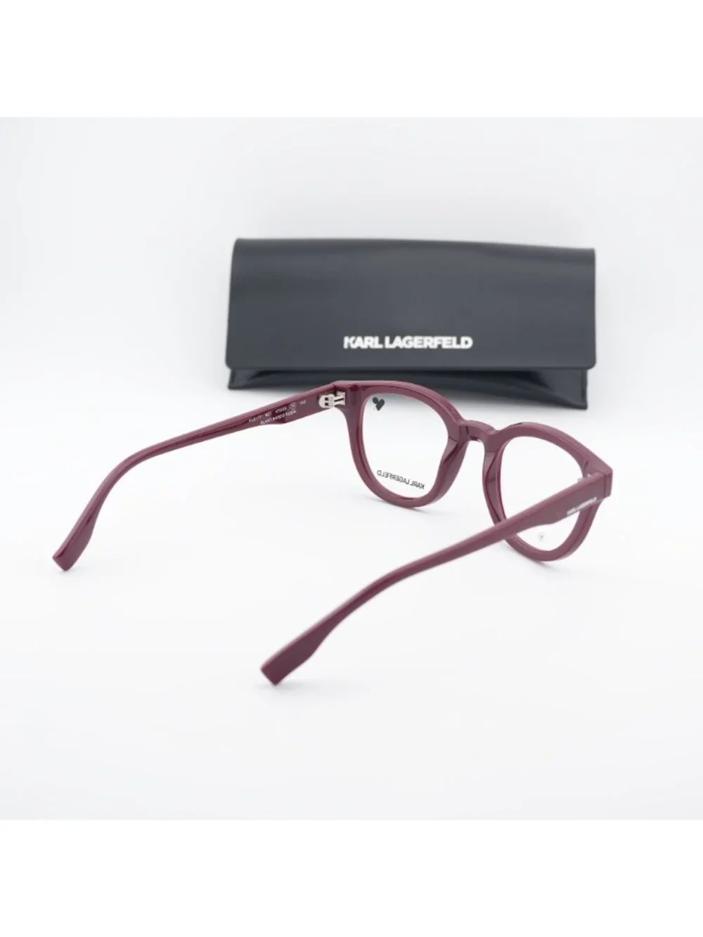 Karl Lagerfeld KL6177 601 Eyeglasses Burgundy 47mm Round Frame